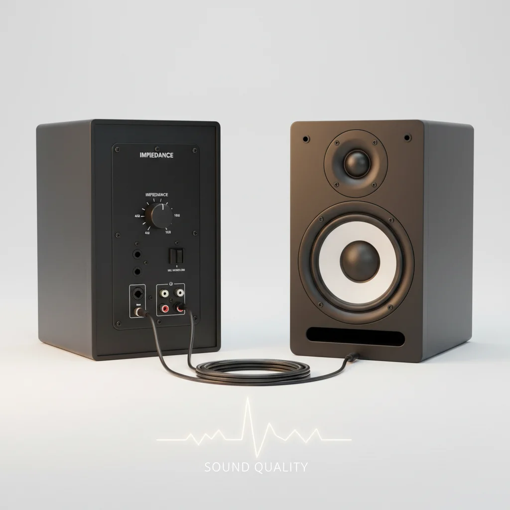studio monitor impedance